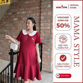 Đầm Bầu, Váy Bầu Dragonfly Dress của Mama Style xinh yêu, sang chảnh cho các Mẹ công sở