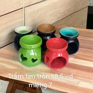 Đèn xông tinh dầu nến mini miệng tròn