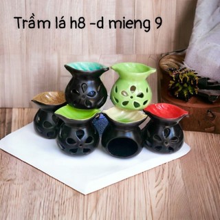 Đốt xông tinh dầu bằng nến hình chiếc lá