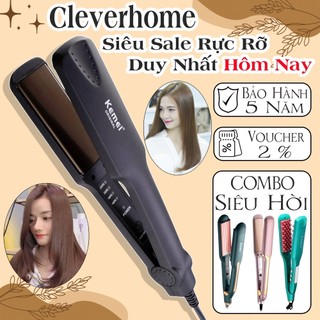 [RẺ VÔ ĐỐI] Máy Duỗi Tóc Thẳng Tóc 4 Mức Nhiệt KEMEI 329-Dụng Cụ Tạo Kiểu,Làm Đẹp, Là Thẳng Tóc đẹp