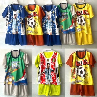 Combo 5 bộ thể thao bé trai size màu ngâu nhiên theo từng lô vải