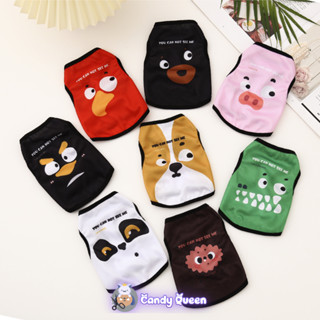 Áo Cho Chó Mèo Thú Cưng Bộ Sản Phẩm In Họa Tiết Chim, Heo, Gấu, Cá Sấu Thoáng Khí Thời Trang Mùa Hè