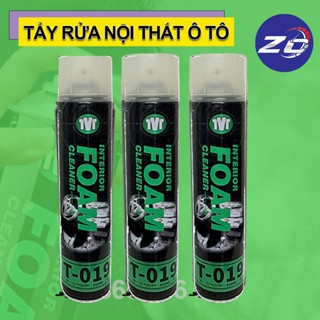 Bình xịt bọt tuyết 019 vệ sinh nội thất ô tô lau sạch không cần rửa nước đa năng chuyên dụng vệ sinh oto xe hơi, xe máy