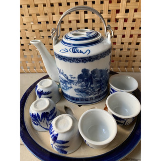 Bộ bình trà 500 ml 6 tách không kèm dĩa