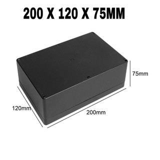 [ GIÁ SIÊU RẺ] Hộp 200x120x75mm kèm ốc vít  và ron cao su chống nước- Hộp nhựa đựng mạch điện tử.