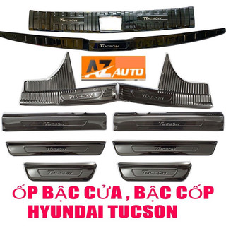 Ốp bậc cửa , nẹp bước chân Hyundai Tucson 2022-2024, Chống trầy cốp Hyundai Tucson 2022 –  Titan (hàng cao cấp)