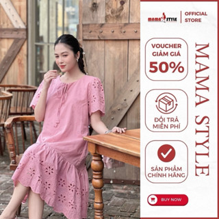 Đầm Bầu, Váy Bầu Flora Dress của Mama Style xinh yêu, sang chảnh chất boy  cho các Mẹ đi tiệc, đi làm, đi chơi xinh yêu