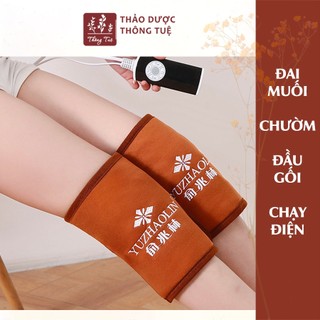  Đai chườm nóng gối thảo dược đông y trung quốc: Giảm tê bì nhức đau mỏi đầu gối chân tay 