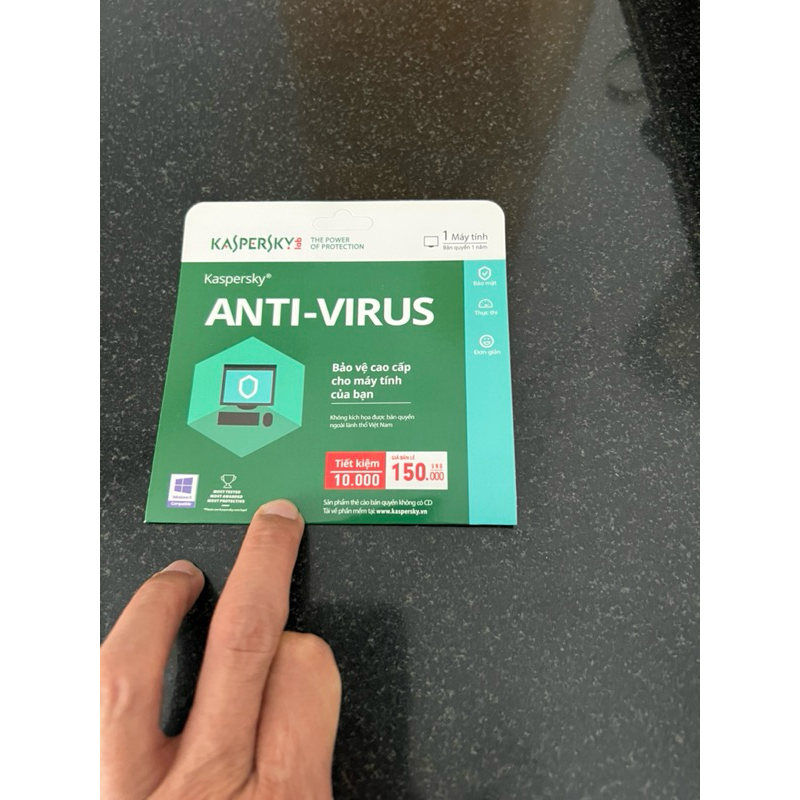 Phong Thư ( mã code Kaspersky Antivirus cho 01 thiết bị )