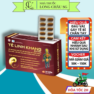 Viên Uống Tê Linh Khang Extra – Giảm Đau Nhức Xương Khớp, Đau Mỏi Vai Gáy và Tê Bì Chân Tay 30 viên
