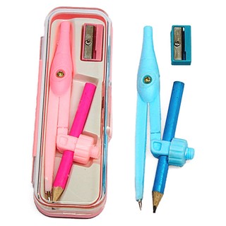 [MUA SỈ GIẢM 10%] Bộ Compa gắn bút chì chuốt, AS3328 (1 hộp)
