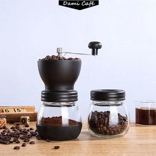 Máy xay cà phê Máy xay cà phê cầm tay tặng kèm 1 bình thủy tinh Máy xay cà phê cao cấp