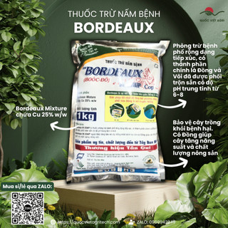 Thuốc trừ nấm bệnh - bordeaux m 25wp - 1kg