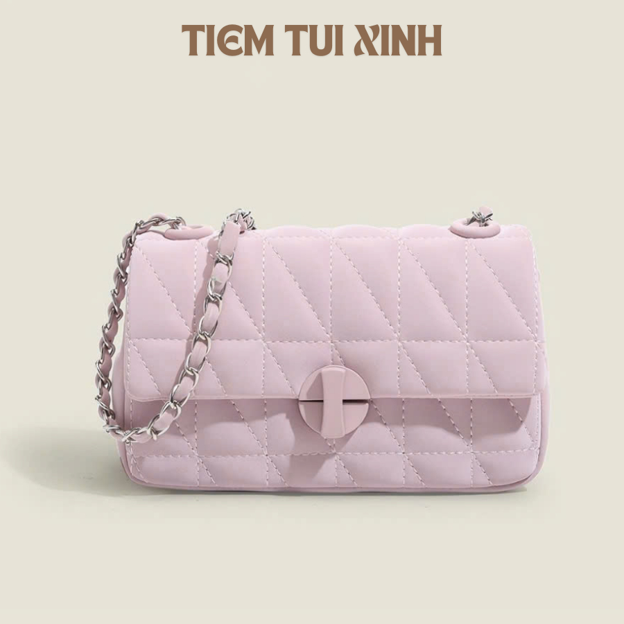 Túi xách nữ đeo chéo chần trám da mềm Tuixachxinh2 phong cách Hàn Quốc - T1