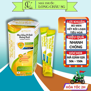 Gói uống men tiêu hóa lactobac gold kim ngân men vi sinh tăng hấp thu và cải thiện tiêu hóa 20 gói