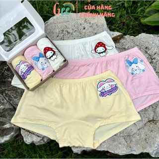 [Gee] Set 3 quần chip đùi sợi tre Cinnamoroll thoáng mát, thấm hút, made in Vietnam