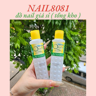 Nước rửa móng tay aceton Quyên 125ml chính hãng , nước lau gel làm Nail hương thơm dễ chịu