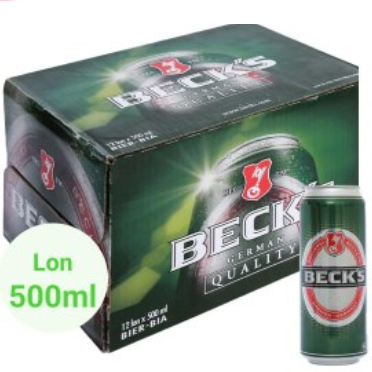 Bia Beck's lon 500ml