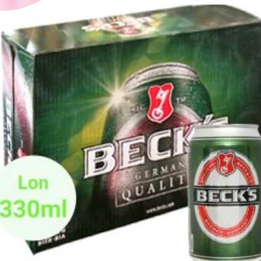 Bia Beck's lon 330ml