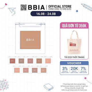 Phấn mắt 1 ô bbia ready to wear eye shadow 3g - hsd 03.2025 - bbia official store