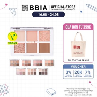 Bảng phấn mắt 6 ô Bbia Ready To Wear Eye Palette 5g( 8 màu) - Bbia Official Store