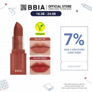Son Thỏi Lì Bbia Last Powder Lipstick (6 màu) 3.5g
