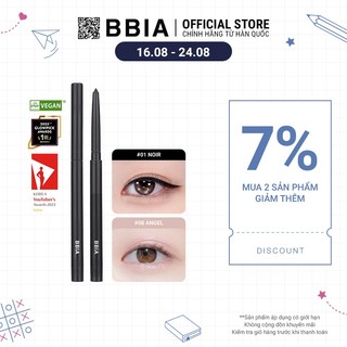 Kẻ Mắt Thuần Chay Dạng Gel Bbia Last Auto Gel Eyeliner (17 màu) 0.3g - Bbia Offical Store