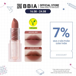 Son Thỏi Lì Bbia Last Powder Lipstick Version 2 (6 màu) 3.5g