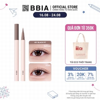 Bút kẻ bọng mắt Bbia Last Contour Pen Eyeliner 0.6g - Bbia Official Store