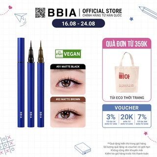 Kẻ Mắt Bbia Never Die Brush Eyeliner (2 màu) 0.4g Bbia Official Store