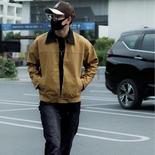 Drift Jacket khaki - Áo khoác jacket dành cho nam chất vải khaki  phong cách workwear