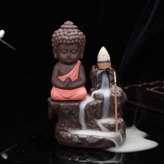 Thác Khói Trầm Hương (Tiểu Phật Bên Thác, màu đỏ cam)