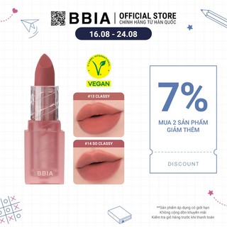 Son thỏi Bbia Last Powder Lipstick Classy Edition 3.5g - Bbia Official Store