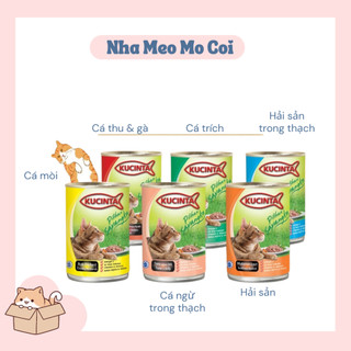 [COMBO 6 LON ] Pate dành cho mèo mọi lứa tuổi ( CATCHY ,KUCINTA,YUMI,LOCAL ) lon 400 gram