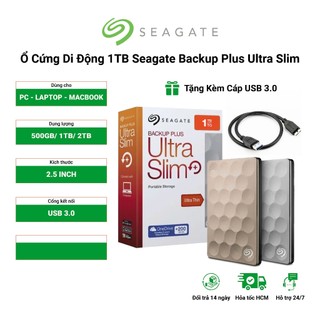 Ổ Cứng Di Động SEAGATE Backup Plus Ultra Slim 1TB USB 3.0 2.5''