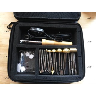Bộ dụng cụ làm hoa lụa 17/ 22 thanh tạo hình nhiệt #0106