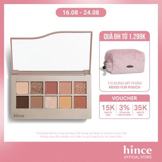 Bảng phấn mắt 10 màu có nhũ hince new depth eyeshadow palette 9.1g