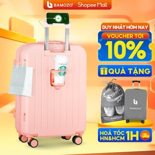 Vali Du Lịch Bamozo 8812 Thời Trang Size 20/24inch, ABS Cao Cấp Bảo Hành 5 Năm - Lỗi 1 Đổi 1 Trong 30 Ngày