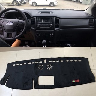 Thảm Taplo Xe Ford Ranger, wildtrak, RAPTOR Chống Trượt 3 Lớp CHẤT LIỆU NHUNG MỊN Loại 1