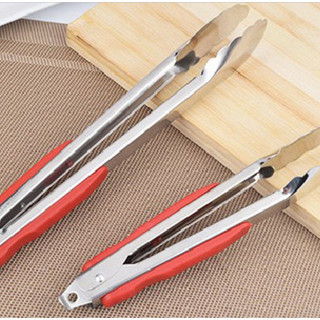 Kẹp gắp Inox - Kẹp gắp đá, thức ăn đa năng inox 28cm
