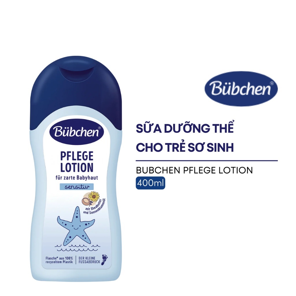 Sữa Dưỡng Thể Cho Trẻ Sơ Sinh Bubchen Pflege Lotion Đức 400ml