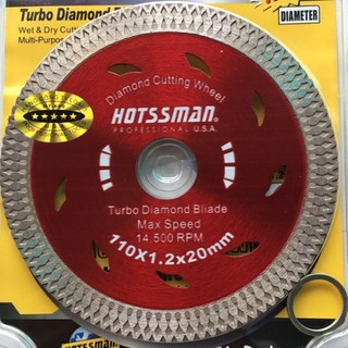 LƯỠI CẮT GẠCH HOTSSMAN 110MM 105MM, LƯỠI CẮT GẠCH HOTSSMAN 1 TẤC