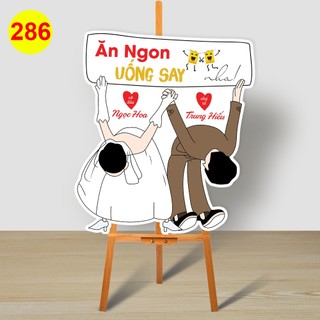 MS 286 - Bảng Welcome trang trí đám cưới