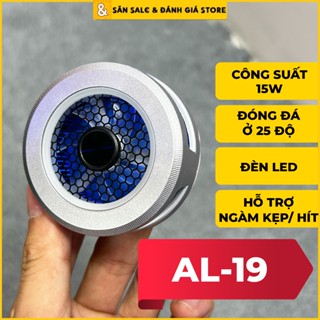 Quạt tản nhiệt điện thoại AL19 sò lạnh từ tính có MÀN HÌNH hiển thị nhiệt độ LED RGB - BH 1 đổi 1
