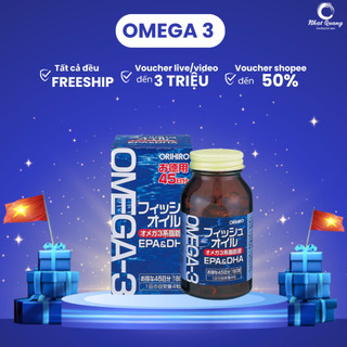 Viên uống dầu cá Omega 3 Orihiro Nhật Bản