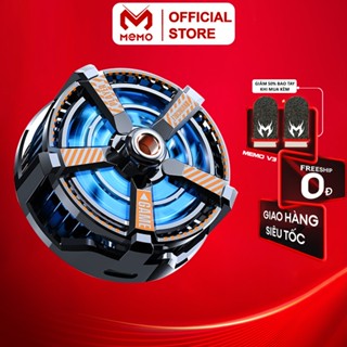 Quạt tản nhiệt điện thoại sò lạnh MEMO CX07 CXA3 nam châm từ tính led gaming cho streamer làm mát nhanh chiến game