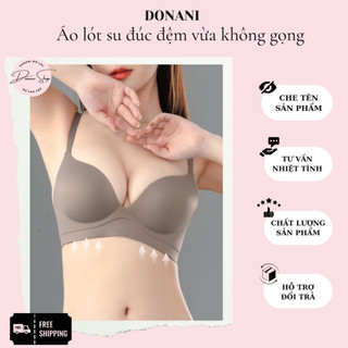 { Hàng loại 1} Áo lót nâng ngực, áo lót không viền, không hẳn. Áo ngực su đúc không gọng, đệm vừa tạo khe tự nhiên.