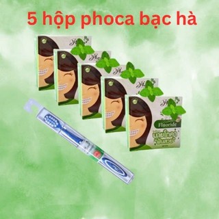 mua 5 hop kem phoca tặng kèm 1 bàn chải phoca