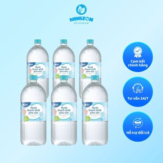 Combo 6 Chai Nước Thanh Khiết Pha Sữa Aoi Chai 1,5L