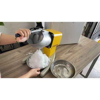Máy bào đá tuyết 2 lưỡi 500w giá rẻ bào đá siêu nhanh và mịn